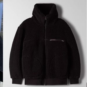 Wilfred Free The Teddy jacket, black, size S